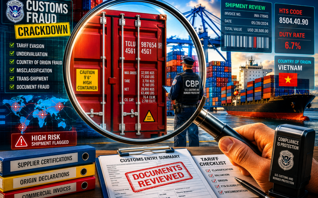 Customs Fraud Crackdown: Why Importers Face More Scrutiny Than Ever